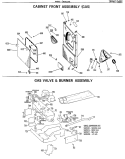 Section Diagram and Parts List for DDG7188PML  General Electric Dryer