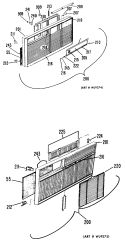 Part Location Diagram of WJ43X0296 GE UNKNOWN