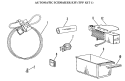 Section Diagram and Parts List for TFF KIT 1  General Electric Ice Maker