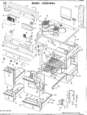 Part Location Diagram of WB44X0180 GE USE GEH WB44X180