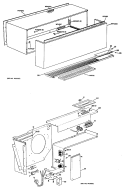 Section Diagram and Parts List for A2B648DEALYA  General Electric Air Conditioner