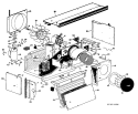 ROOM AIR CONDITIONER Diagram and Parts List for A3B568DCALSA  General Electric Air Conditioner