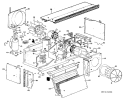 ROOM AIR CONDITIONER Diagram and Parts List for A2B558ESASSA  General Electric Air Conditioner