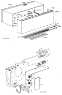 Section Diagram and Parts List for A2B749CKALEA  General Electric Air Conditioner