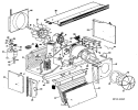 Section Diagram and Parts List for A2B748EPGSEA  General Electric Air Conditioner