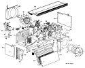 Section Diagram and Parts List for A2B759CKESEA  General Electric Air Conditioner