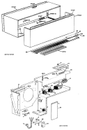 Section Diagram and Parts List for A2B689DCALW1  General Electric Air Conditioner
