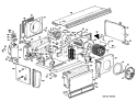 Section Diagram and Parts List for A2B789DAALD3  General Electric Air Conditioner