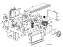 Section Diagram and Parts List for A2B788DJCSD3  General Electric Air Conditioner