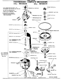 TRANSMISSION - COMPLETE BREAKDOWN Diagram and Parts List for WWA8340VCL  General Electric Washer