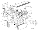 Section Diagram and Parts List for A2B578DJEL1J  General Electric Air Conditioner