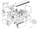 Section Diagram and Parts List for A2B779CKCN1G  General Electric Air Conditioner