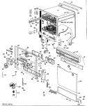 Part Location Diagram of WD24X0205 GE USE GEH WD24X205