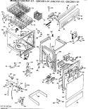 Part Location Diagram of WD01X1265 GE INSULATOR