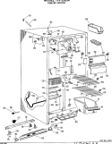 Part Location Diagram of WR38X0949 GE TRIM SHELF