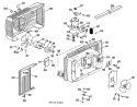 Section Diagram and Parts List for AT506FTK2  General Electric Air Conditioner