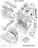 Part Location Diagram of WB36X0430 GE USE GEH WB36X430