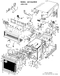 UPPER OVEN Diagram and Parts List for JKP36G*09  General Electric Wall Oven