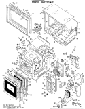 Part Location Diagram of WB02X6624 GE LAMP BRACKET