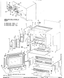 Part Location Diagram of WB49X5052 GE SUPPORT RACK