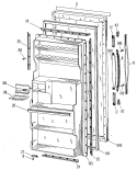 Part Location Diagram of WR78X7047 GE O.D. PANEL-RH CAB(AD)