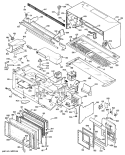 Part Location Diagram of WB02X7041 GE BRACKET CONN