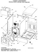 Part Location Diagram of WE20X0633 GE SIDE PANL Left Hand