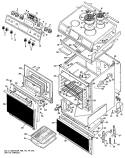 Part Location Diagram of WB62X5277 GE COOKTOP
