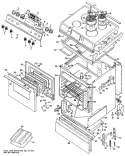 Part Location Diagram of WB56X5992 GE DOOR PANEL DS