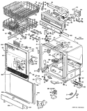 Part Location Diagram of WD01X1327 GE FOAM&BFL KIT