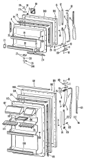 Part Location Diagram of WR17X1907 GE FRONT DOOR SHELF