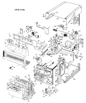Section Diagram and Parts List for JK25*02  General Electric Wall Oven