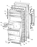 Part Location Diagram of WR78X4907 GE O.DOOR ASM.-LH CAB(AD)