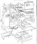 Part Location Diagram of WR71X1662 GE SHELF CANT GLASS Assembly FL