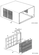 Part Location Diagram of WJ66X0425 GE BRACKET