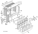 Part Location Diagram of WJ71X0662 GE GRILLE FRAME
