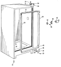Part Location Diagram of WR01X5098 GE SCREW HINGE