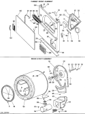 Part Location Diagram of WE14X0160 GE DUCT Assembly