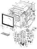 Part Location Diagram of WB02X2999 GE BRACE