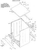 Part Location Diagram of WE20X0671 GE CABINET Assembly