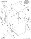 Section Diagram and Parts List for DDC4408AEL  General Electric Dryer