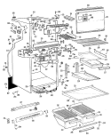Part Location Diagram of WB02X7151 GE RAIL PLATE