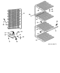 Part Location Diagram of WR85X0090 GE TOP GRID