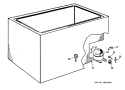 Section Diagram and Parts List for CB25DFB  General Electric Freezer