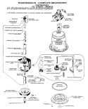 TRANSMISSION - COMPLETE BREAKDOWN Diagram and Parts List for WWC6630ACL  General Electric Washer