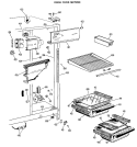 FRESH FOOD SECTION Diagram and Parts List for TFX20DFC  General Electric Refrigerator