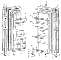 Part Location Diagram of WR78X7456 GE O D PANEL FF