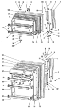 Section Diagram and Parts List for TBX18AGBR  General Electric Refrigerator