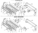 Part Location Diagram of WH42X2131 GE TRIM Assembly TOP