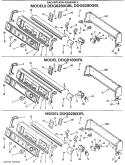 BACKSPLASH ASSEMBLY Diagram and Parts List for DDG9280DFL  General Electric Dryer